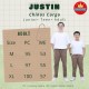 JUSTIN CHINOS CARGO SIZE JUN, TEEN, ADULT BY CAESAR